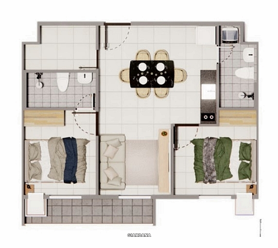 Giardana Condo Unit Floor Plan Giardana